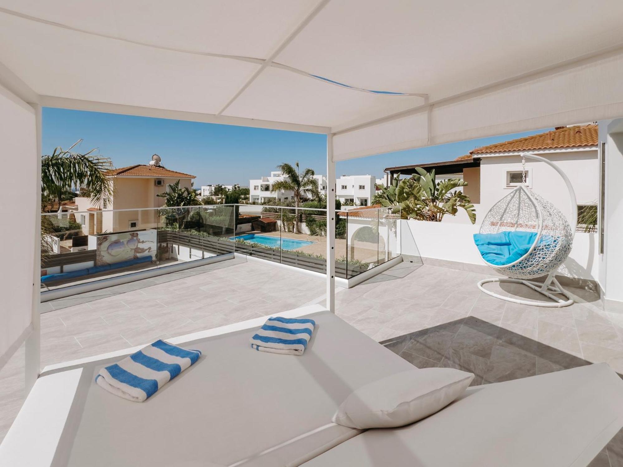 Sunset Villa Private Complex Heated Pool アヤナパ エクステリア 写真